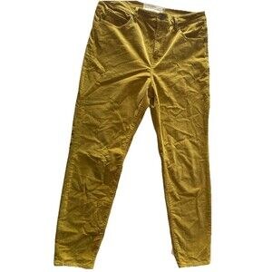 Soft Surroundings Women’s Size 14 Corduroy Jeans In Gold Stretch Good Condition